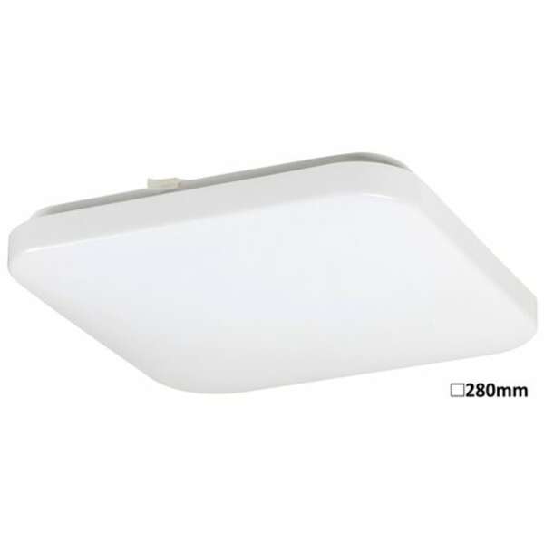 RABALUX Rob plafonjera  LED 20W 4000K, bela cetvrtasta 28x28cm