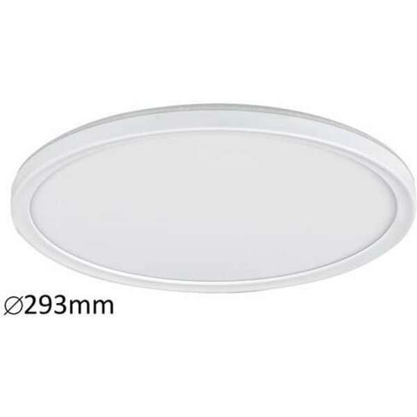 RABALUX Pavel plafonjera LED 18W bela round