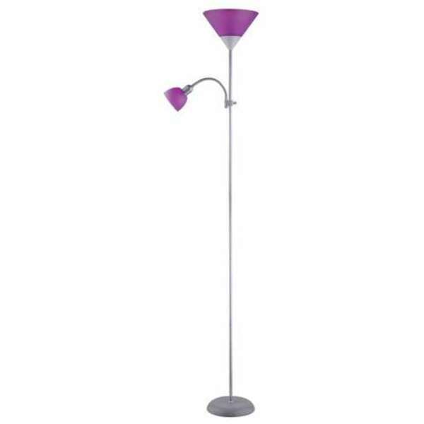 RABALUX Action podna lampa sa citacem E27+E14 silver/ljubicasta