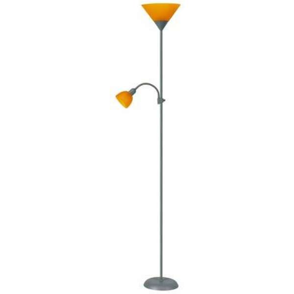 RABALUX Action podna lampa sa citacem E27+E14 silver/narandžasta