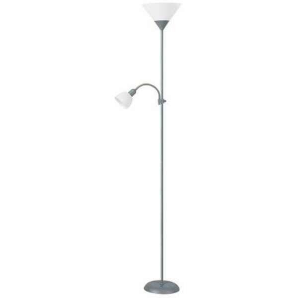 RABALUX Action podna lampa sa citacem E27+E14 silver/bela