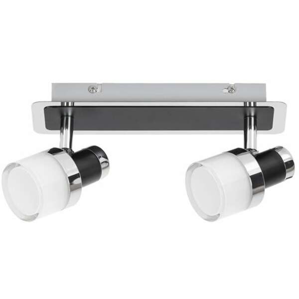 RABALUX Harold,kupatilska,LED10W,IP44,chrom/crna/opal