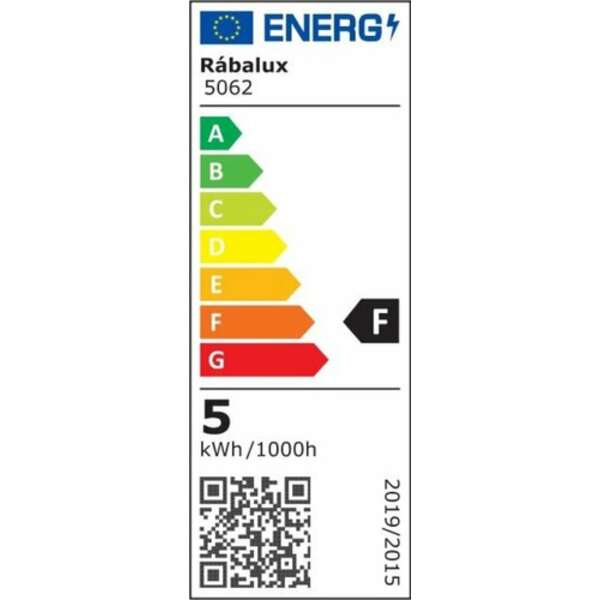 RABALUX Evron,zidna lampa.LED 5W, hrom,L30cm,IP44