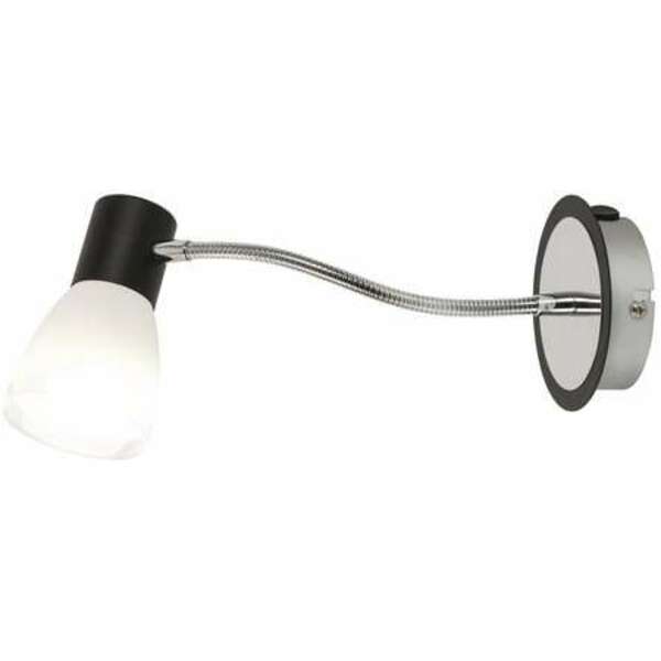 RABALUX Ati zidna lampa E14 max15W crno/hrom