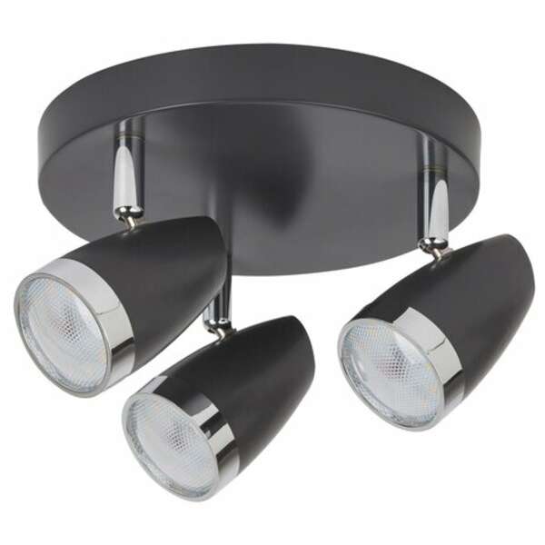 RABALUX Karen spot LED 3x4W antracit/ hrom