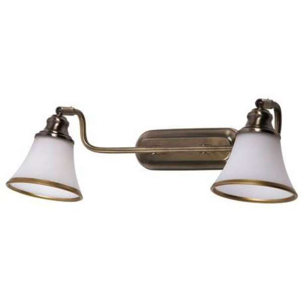 RABALUX Grando zidna lampa E14 2x40W bronza/belo