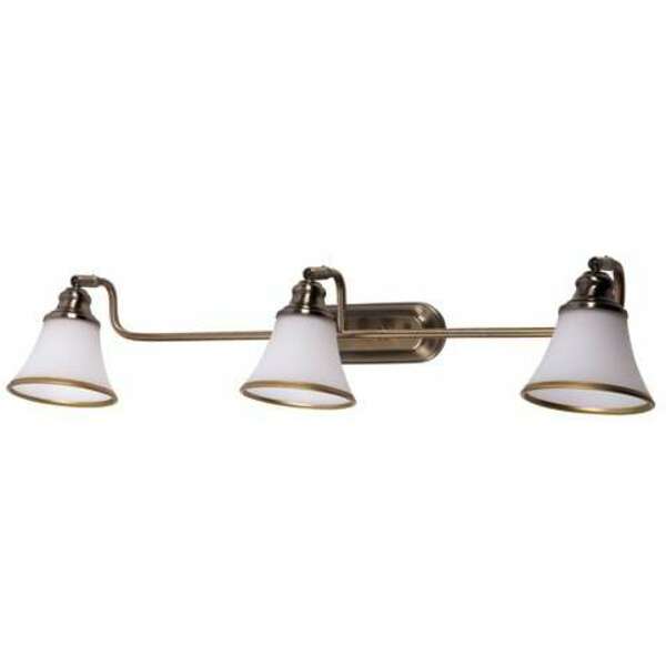 RABALUX Grando zidna lampa E14 3x40W bronza/belo