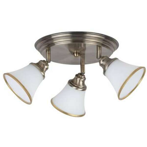 RABALUX Grando plafonska lampa E14 3x40W bronza/belo