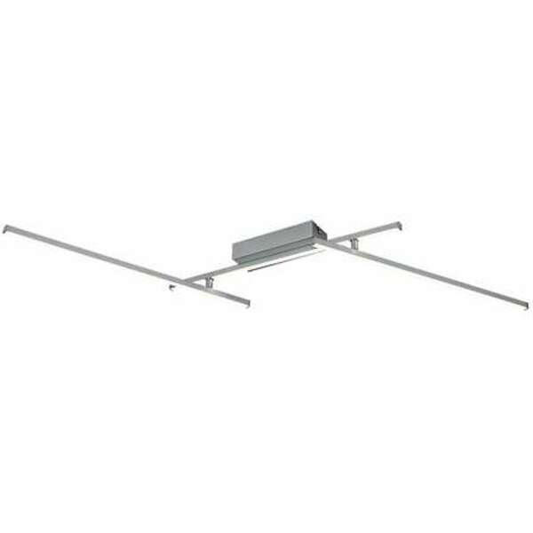 RABALUX Negan, LED plafonjera, srebrna 24W 1550lm-2850lm, 4000K 