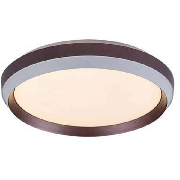 RABALUX Fontana, LED plafojera metal braon prsten, 24W, 1100lm, 3000K, 39cm, IP20