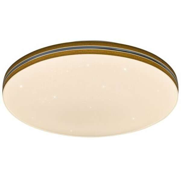 RABALUX Oscar2, LED 18W, 1170lm, 3000K, 33x33cm, zvezdasta, braon prsten