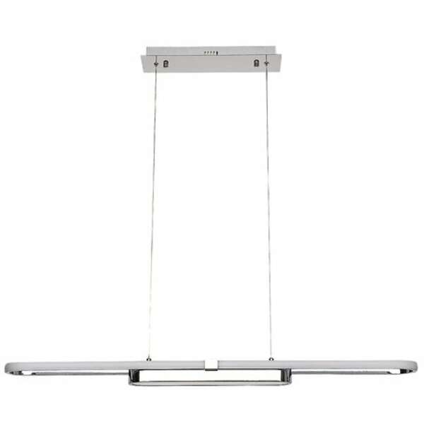 RABALUX Contessa, LED visilica crna metal, 48W, 2900lm, 4000K, 100cm, podesiva visina: 50-120cm