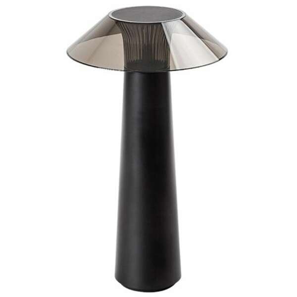 RABALUX Assen, LED spoljna stona punjiva lampa, metal crna, 5W, 40lm (bez dif. 150lm), 3000K