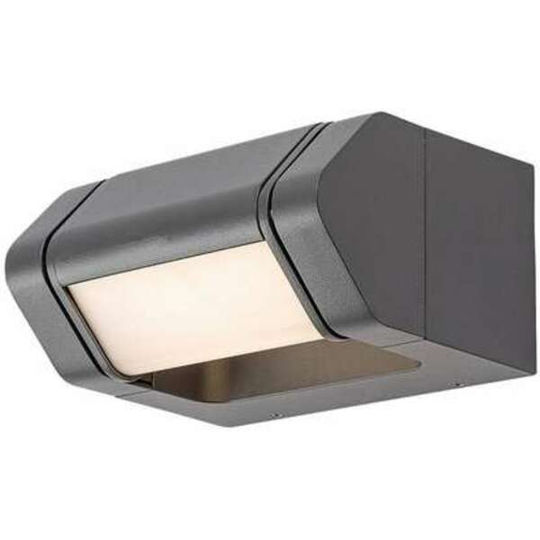 RABALUX Medna, LED spoljna zidna, aluminium antracit, 8W, 530lm (bez dif. 930lm), 3000K