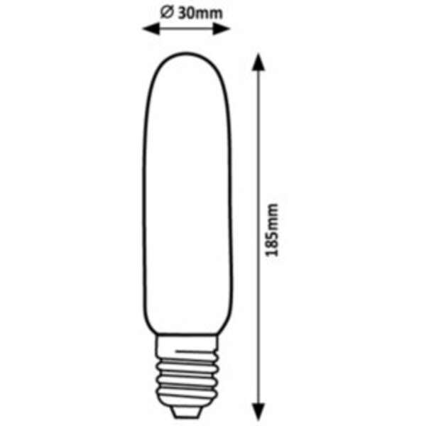 RABALUX Filament LED sijalica E27 T30, 5W, 300lm, 3000K