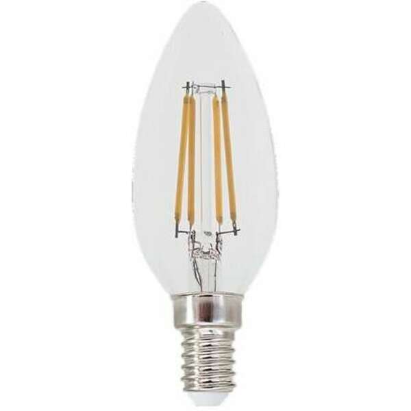 RABALUX Filament LED sijalica E14 C37, 4W, 500lm, 2700K