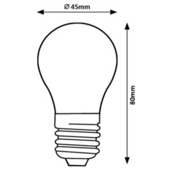 RABALUX LED sijalica E27 G45, 5W, 500lm, 3000K