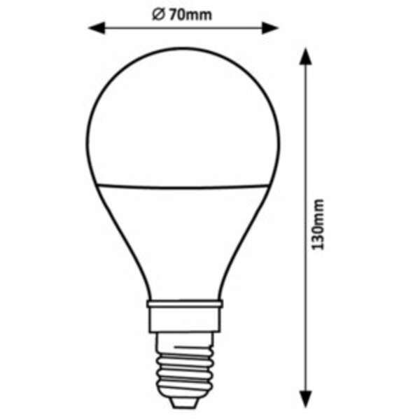 RABALUX LED sijalica E27 A65, 18W, 2000lm, 3000K