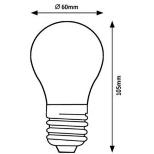 RABALUX Filament LED E27 A60, 10W, 850lm, 4000K