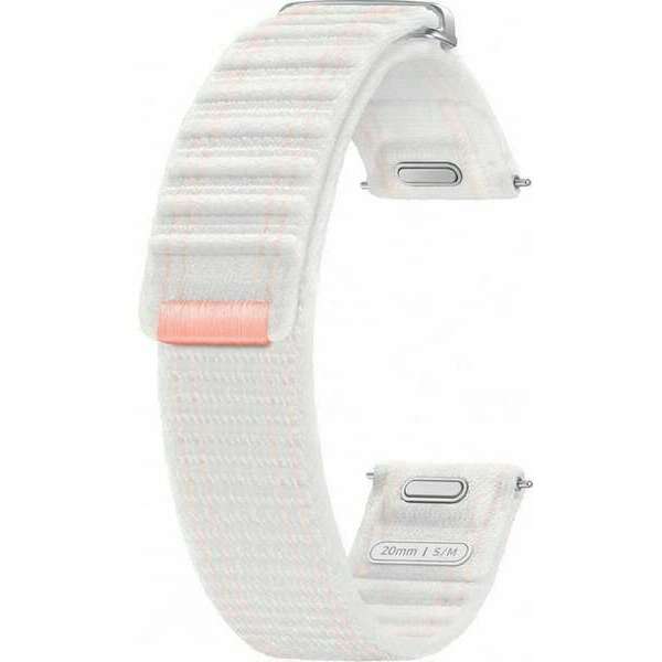 SAMSUNG Galaxy Watch 7 Fabric Band White Pink S/M ET-SVL30-SWE