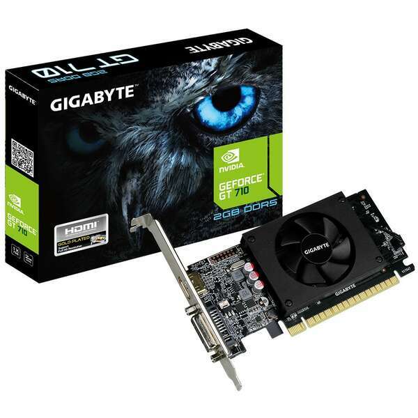 GIGABYTE nVidia GeForce GT 710 2GB 64bit GV-N710D5-2GL rev 1.0