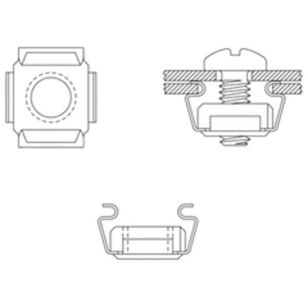 LOGILINK set navoja za M6 za rack orman 36671