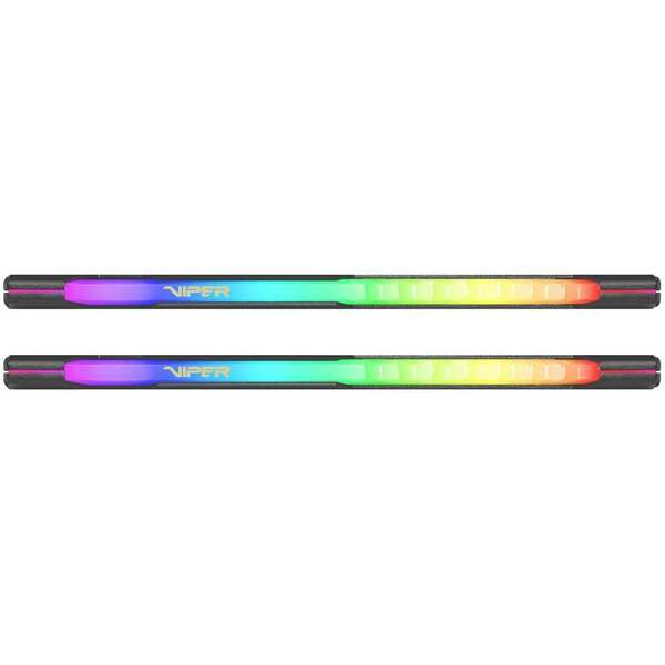 Patriot Vipe Steel RGB BLACK Dual DDR4 16GB 2x8GB 3600MHZ Channel PVSR416G360C0K