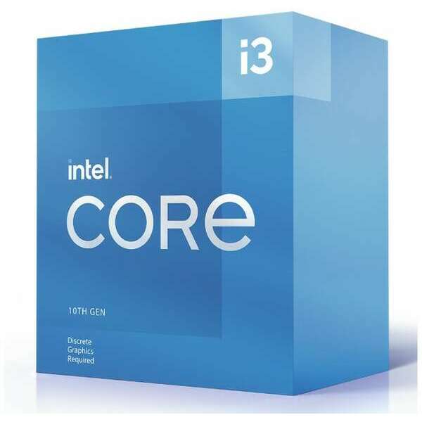 INTEL Core i3-10105F 4 cores 3.7GHz (4.4GHz) Box