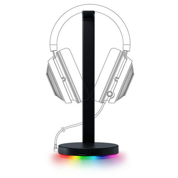 RAZER Base Station V2 Chroma Headphone Stand with USB 3.1 and 7.1 Surround Sound