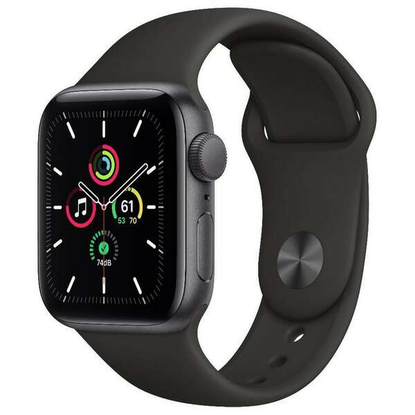 APPLE Watch SE2 GPS 44mm Midnight Aluminium Case with Midnight Sport Band - Regular mnk03se/a 