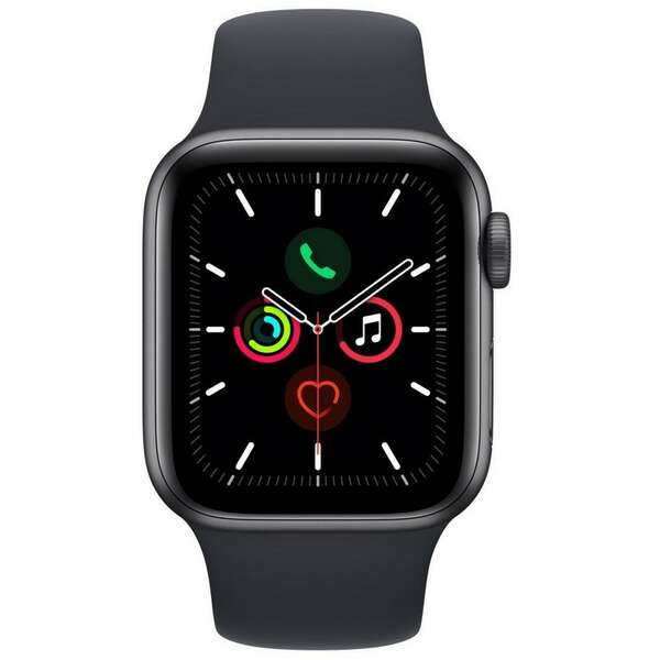 APPLE Watch SE2 GPS 44mm Midnight Aluminium Case with Midnight Sport Band - Regular mnk03se/a 