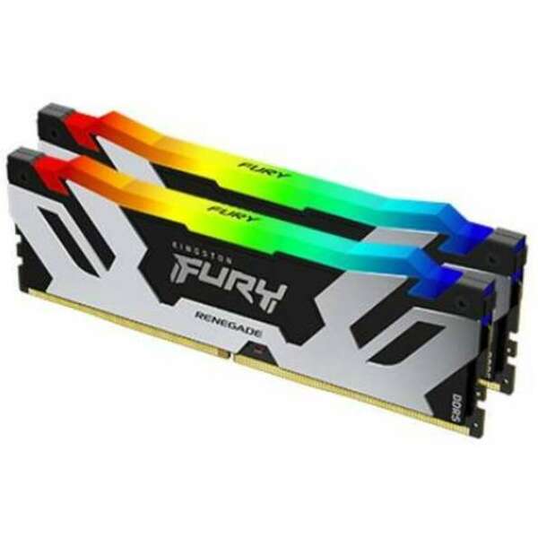 KINGSTON DIMM DDR5 64GB (2x32GB kit) 6000MT/s KF560C32RSAK2-64 FURY Renegade Silver RGB