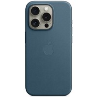 APPLE iPhone 15 Pro FineWoven Case with MagSafe - Pacific Blue mt4q3zm/a
