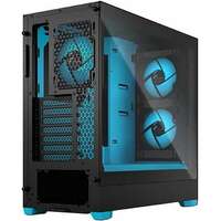 FRACTAL DESIGN Pop Air RGB Cyan Core TG Clear Tint FD-C-POR1A-02