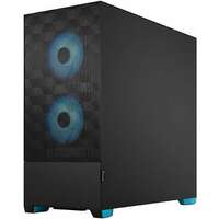 FRACTAL DESIGN Pop Air RGB Cyan Core TG Clear Tint FD-C-POR1A-02