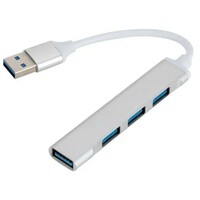 LINKOM Hub  USB 3.0 na 4 x HUB3.0  sivi
