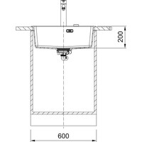 FRANKE-IT MRG 610-54 FTL 114.0661.703 crna