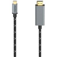 HAMA video kabl USB-C na HDMI, 4K, 1.50m, alu