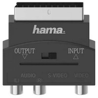 HAMA Adapter SCART (muski) na S-Video i 3x cinc(zenski)