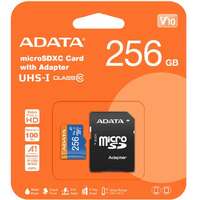 ADATA MICRO SD.256GB+SD adapter AUSDX256GUICL10A1-RA1