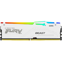 KINGSTON DIMM DDR5 32GB 6400MT/s KF564C32BWA-32 FURY Beast White RGB XMP