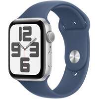 APPLE Watch SE2 v3 GPS 40mm Silver Alu Case with Denim Sport Band - S / M mxec3qv / a