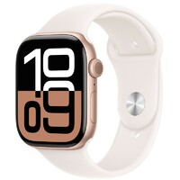 APPLE Watch S10 GPS 42mm Rose Gold Alu Case with Light Blush Sport Band - S/M mwwh3qv/a