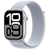 APPLE Watch S10 GPS 46mm Silver Alu Case with Blue Cloud Sport Loop mwwn3qv/a