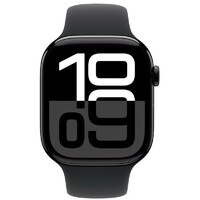 APPLE Watch S10 GPS 46mm Jet Black Alu Case with Black Sport Band - S/M mwwp3qv/a