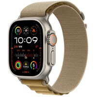 APPLE Watch Ultra2 v2 Cellular 49mm Natural Titanium Case with Tan Alpine Loop - Small mx4e3se/a