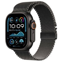 APPLE Watch 49mm Milanese Loop Black Titanium Milanese Loop Medium mxkg3zm / a