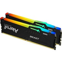 KINGSTON DIMM DDR5 32GB (2x16GB kit) 6000MT/s KF560C36BBE2AK2-32 FURY Beast RGB EXPO