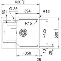 FRANKE-IT UBG 611-62 crna 114.0686.742