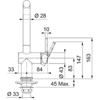 FRANKE-IT ACTIVE L CRNA MAT 115.0653.371